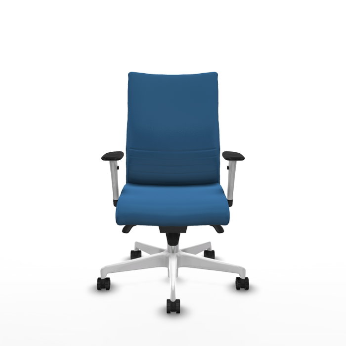 PIQUERAS Y CRESPO Silla Albacete confidente Azul claro con mecanismo Sincro PIQUERAS Y CRESPO Silla Albacete confidente Azul claro con mecanismo Sincro
