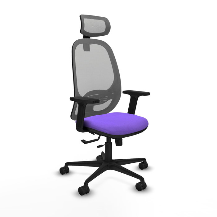PIQUERAS Y CRESPO Silla de oficina Cilanco con mecanismo Sincro/Traslack, Lila y Gris PIQUERAS Y CRESPO Silla de oficina Cilanco con mecanismo Sincro/Traslack, Lila y Gris
