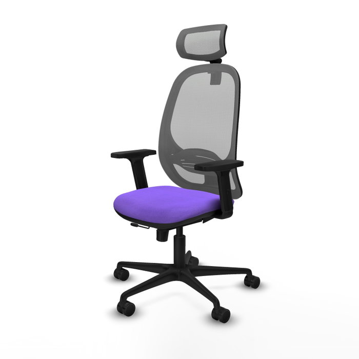 PIQUERAS Y CRESPO Silla de oficina Cilanco con mecanismo Sincro/Traslack, Lila y Gris PIQUERAS Y CRESPO Silla de oficina Cilanco con mecanismo Sincro/Traslack, Lila y Gris