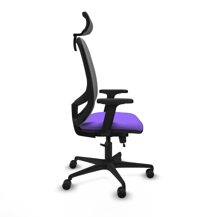 PIQUERAS Y CRESPO Silla de oficina Cilanco con mecanismo Sincro/Traslack, Lila y Gris PIQUERAS Y CRESPO Silla de oficina Cilanco con mecanismo Sincro/Traslack, Lila y Gris