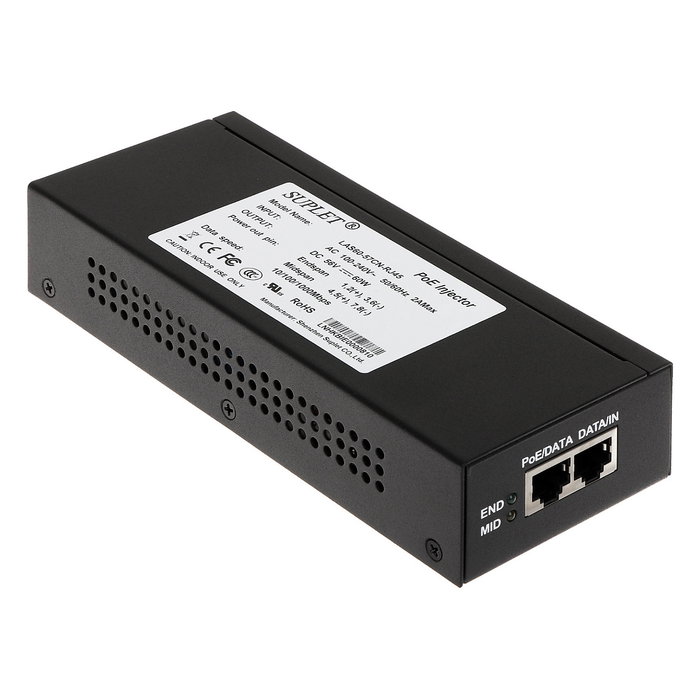 Hikvision LAS60-57CN-RJ45 Inyector PoE 60W Hikvision LAS60-57CN-RJ45 Inyector PoE 60W
