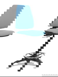 Taburete Piqueras y Crespo CPB13RN Azul cielo PVC