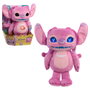 Just Play Peluche Disney Stitch Angel Many Moods, 34 cm, con Ojos LCD y Más de 50 Sonidos, Multilingüe