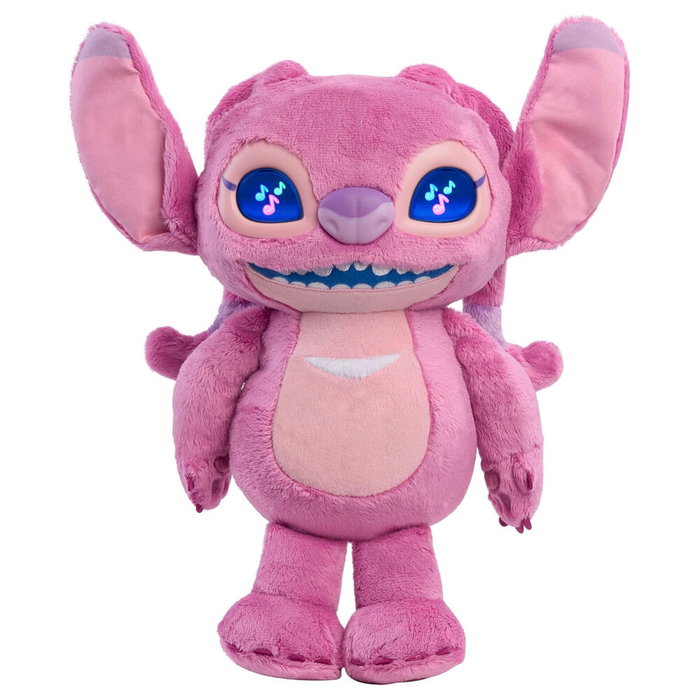 Just Play Peluche Disney Stitch Angel Many Moods, 34 cm, con Ojos LCD y Más de 50 Sonidos, Multilingüe Just Play Peluche Disney Stitch Angel Many Moods, 34 cm, con Ojos LCD y Más de 50 Sonidos, Multilingüe