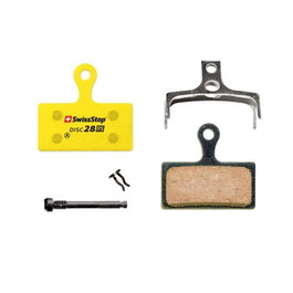 SwissStop Juego Pastillas Freno Orgánicas Disc 28 RS Compatible Shimano XTR, XT, SLX, FSA K-Force, REVER MCX1