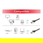EQUIP 606110 - Cable de Red RJ45 Patch Cord Cat6A S/FTP 20m Negro, LSZH, Para 10 Gigabit Ethernet, PoE+, Conector Chapado en Oro