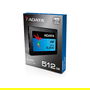 ADATA SU800 512 GB SSD 2.5" SATA III, Velocidad Lectura 560 MB/s y Escritura 520 MB/s, TLC, Interno