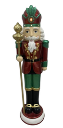 DKD Home Decor Figura LED Magnesia Cascanueces Multicolor