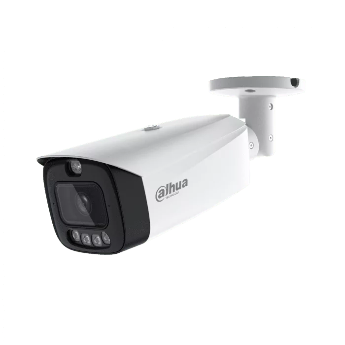 Dahua Cámara IP Bullet WizColor WizSense Serie 3 4MP con Inteligencia Artificial DH-IPC-HFW3449T1P-AS-PV-0280B-PRO PoE IP67 2.8mm