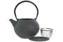 DKD Home Decor Tetera Oriental Turquesa Set de 3 Piezas 13.5 x 19.5 x 16 cm