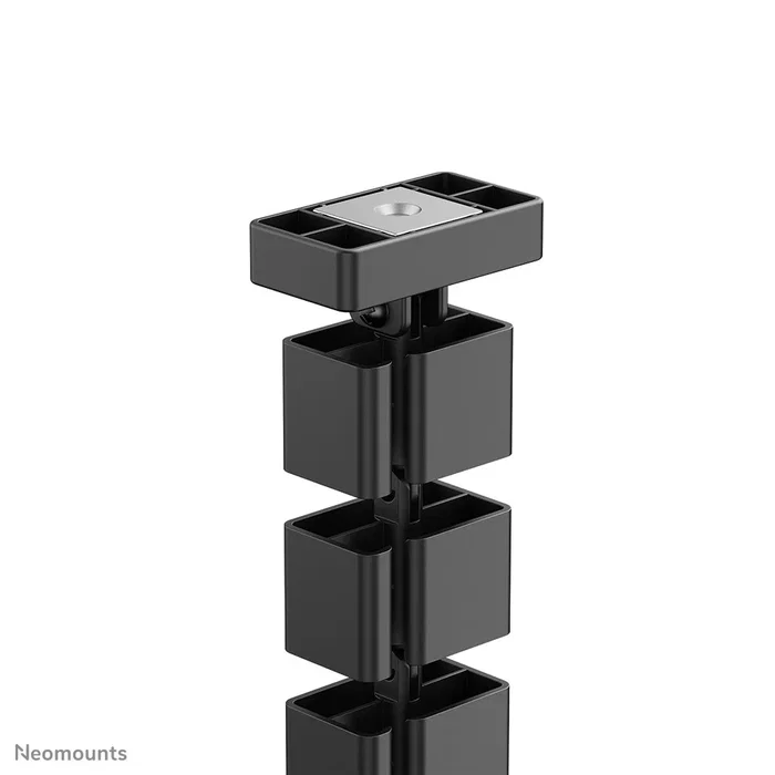 Neomounts ADS06-132BL Organizador de Cables para Escritorio, Guía con 27 Segmentos Flexibles y Fijación Magnética, Color Negro