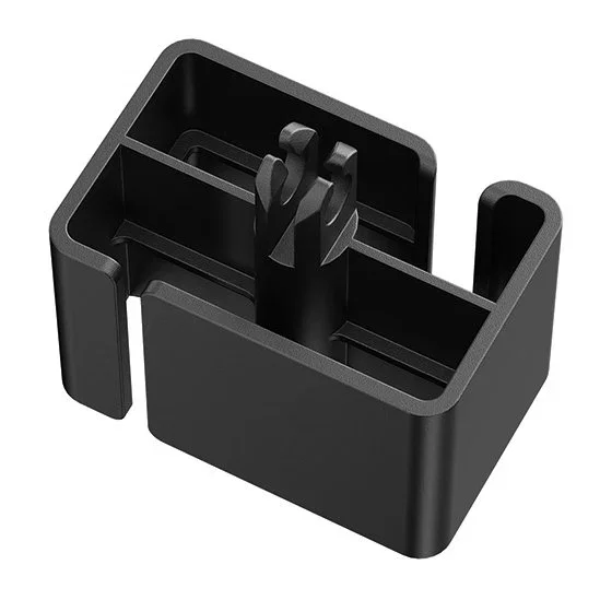 Neomounts ADS06-132BL Organizador de Cables para Escritorio, Guía con 27 Segmentos Flexibles y Fijación Magnética, Color Negro
