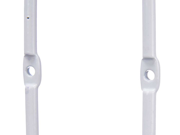 Giftdecor Set 2 Perchas Aro Blanco Metal 6 x 15.5 x 7 cm (Set de 6)