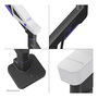 Newstar DS70-256BL1 Brazo de monitor gaming Neomounts ACE 61-145 cm (24-57 pulgadas) - Soporte de escritorio con resorte de gas, giro 180 grados, VESA 200x200, 30 kg, Negro