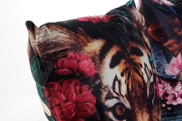 DKD Home Decor Cojin Colonial Multicolor 45 x 45 x 10 cm (4 Unidades)