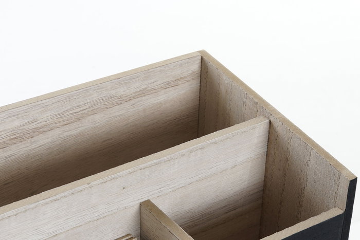 DKD Home Decor Organizador MDF Negro con Calendario DKD Home Decor Organizador MDF Negro con Calendario