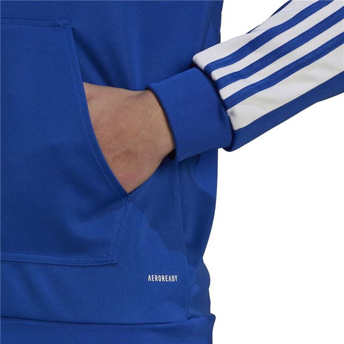 Sudadera con Capucha Hombre Adidas Sq21 Hood Azul S
