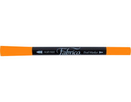 Tsukineko Fabrico Markers Rotulador para textil translúcido color tangerina doble punta