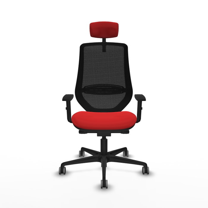 PIQUERAS Y CRESPO Silla de oficina Mardos con mecanismo Sincro/Traslack, Rojo y Negro PIQUERAS Y CRESPO Silla de oficina Mardos con mecanismo Sincro/Traslack, Rojo y Negro