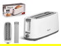 Argon Tostadora Doble Larga Blanco Mate 1400W 38x17x14 cm (Set de 4)