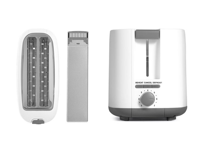 Argon Tostadora Doble Larga Blanco Mate 1400W 38x17x14 cm (Set de 4)