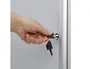 Bi-office Vitrina de anuncios fondo magnético extraplana 720x674 mm