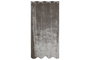 DKD Home Decor Cortina de Poliéster 140x260 con 8 Anillas, Gris Claro