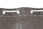 DKD Home Decor Cortina de Poliéster 140x260 con 8 Anillas, Gris Claro