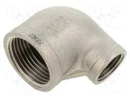 GEBO Conector Codo de 90° de Reducción Hembra-Hembra