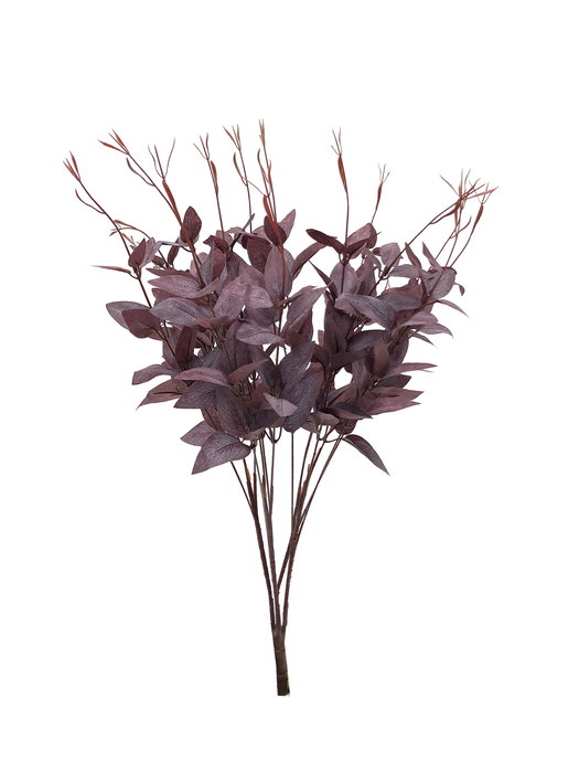 Oplante Bush de Eucalipto Burdeos Artificial en Tela, Hojas Verdes Realistas, 57 cm Alto x 23 cm Ancho, Ideal Hogar y Oficina Oplante Bush de Eucalipto Burdeos Artificial en Tela, Hojas Verdes Realistas, 57 cm Alto x 23 cm Ancho, Ideal Hogar y Oficina