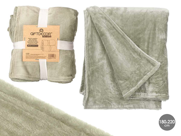 Giftdecor Manta Sedalina Verde 180x220 cm (Set de 6) Giftdecor Manta Sedalina Verde 180x220 cm (Set de 6)