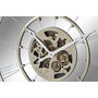 DKD Home Decor Reloj de Pared de Hierro y Espejo Champán
