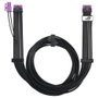 ASUS ROG-EQUALIZER Cable PCIe 4.0 16 pines a PCIe x16 Gen 4.0, 0,75 m, Contactos Chapados en Oro, Negro