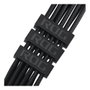 ASUS ROG-EQUALIZER Cable PCIe 4.0 16 pines a PCIe x16 Gen 4.0, 0,75 m, Contactos Chapados en Oro, Negro