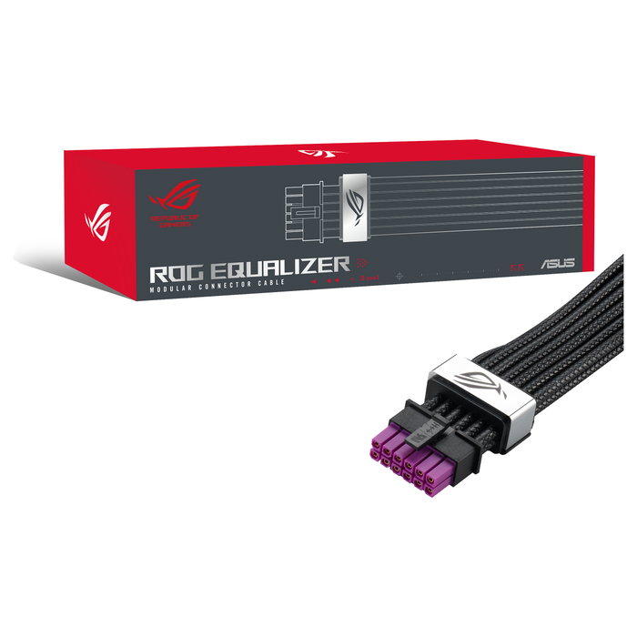 Asus ROG-EQUALIZER Cable PCI Express 4.0 a 16p, 0,75 m, Negro