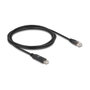 DeLOCK Adaptador USB 2.0 Tipo-A a RS-232 RJ45 1,8 m Negro