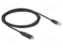 DeLOCK Adaptador USB 2.0 Tipo-A a RS-232 RJ45 1,8 m Negro