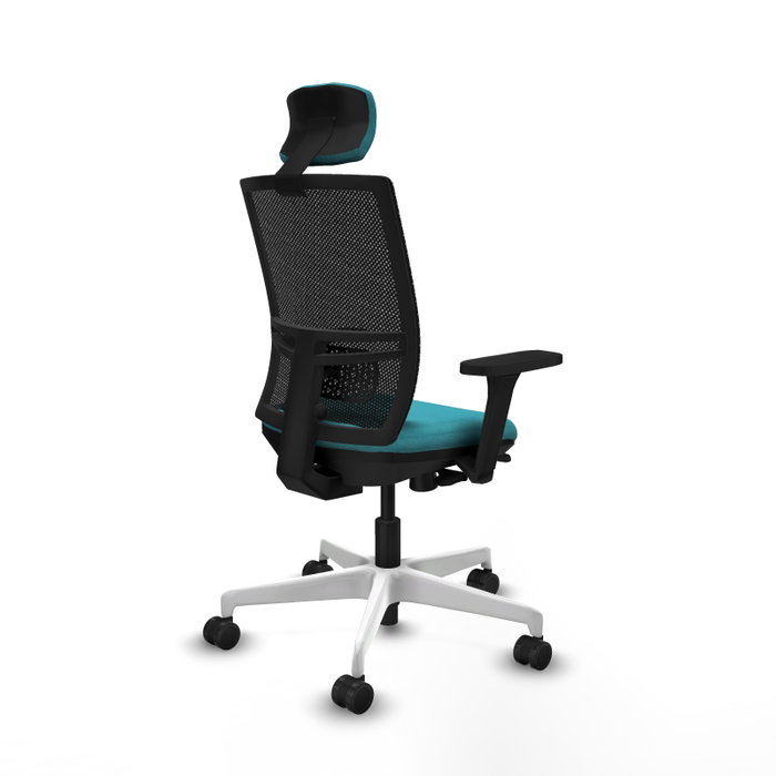 PIQUERAS Y CRESPO Silla de oficina Yunquera Turquesa y Negro PIQUERAS Y CRESPO Silla de oficina Yunquera Turquesa y Negro