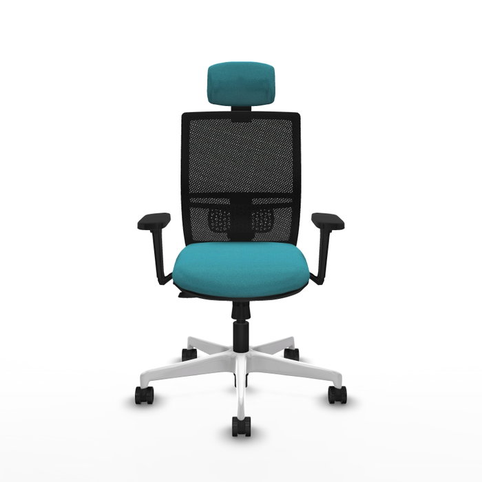 PIQUERAS Y CRESPO Silla de oficina Yunquera Turquesa y Negro PIQUERAS Y CRESPO Silla de oficina Yunquera Turquesa y Negro