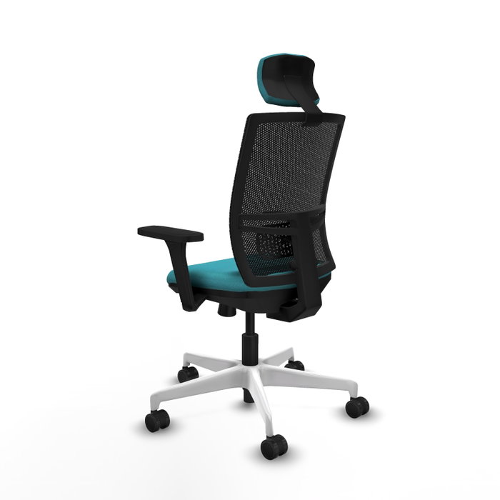 PIQUERAS Y CRESPO Silla de oficina Yunquera Turquesa y Negro PIQUERAS Y CRESPO Silla de oficina Yunquera Turquesa y Negro