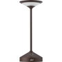 ab+ Tempo Mini Lámpara de Mesa Portátil Corten