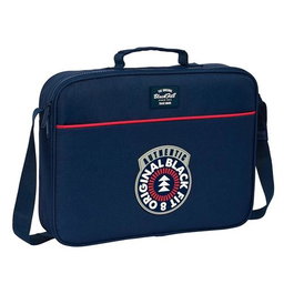 Cartera Escolar BlackFit8 Azul marino 38 x 28 x 6 cm