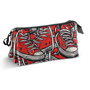 Pro-Dg Estuche Portatodo Triple Sneak PRO-DG Rojo Ripstop 10x23.5x5 cm