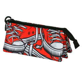 Pro-Dg Estuche Portatodo Triple Sneak PRO-DG Rojo Ripstop 10x23.5x5 cm