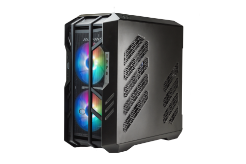 Cooler Master HAF700 THE BERSERKER - Caja PC Full Tower, Cristal Templado, ATX, EATX, Ventiladores ARGB, Gris/Titanio