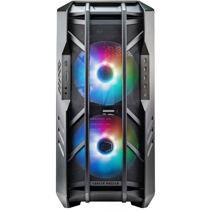 Cooler Master HAF700 THE BERSERKER - Caja PC Full Tower, Cristal Templado, ATX, EATX, Ventiladores ARGB, Gris/Titanio