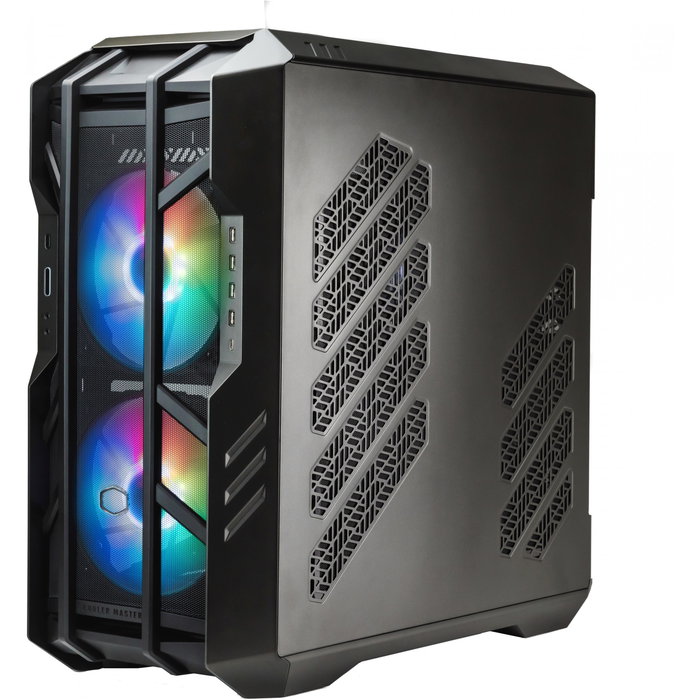 Cooler Master HAF700 THE BERSERKER - Caja PC Full Tower, Cristal Templado, ATX, EATX, Ventiladores ARGB, Gris/Titanio