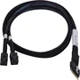 Microchip Technology 2304900-R Cable SAS SlimSAS x8 (SFF-8654) a 2x MiniSAS HD x4 (SFF, 0.8 m, Negro)