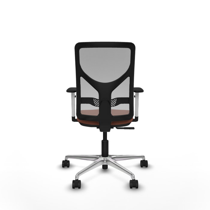 PIQUERAS Y CRESPO Silla de oficina Motilla Marrón y Gris PIQUERAS Y CRESPO Silla de oficina Motilla Marrón y Gris