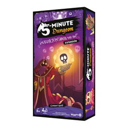 3D Wiggles 5 Minute Dungeon: ¡Maldición! ¿Otra vez no? - Expansión de Juego de Mesa en Español - Ref: W3D5MD02ES